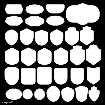 Set of white shield icon vectors | Free stock vector - 543160