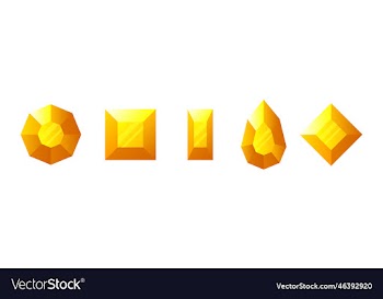 set of yellow diamonds