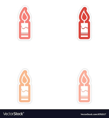 Set oof paper sticker on white background vector image