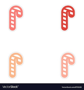 Set oof paper sticker on white background vector image