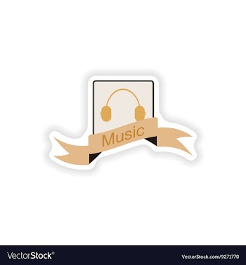 Set paper sticker on white background mobile phone vector image