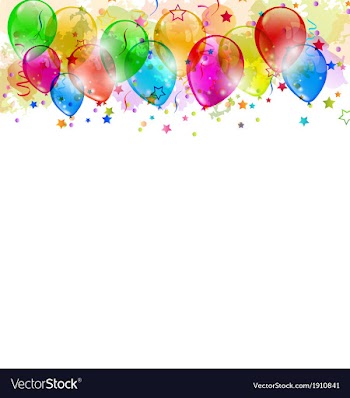  					Set party balloons confetti with space for text vector&nbsp;image														
