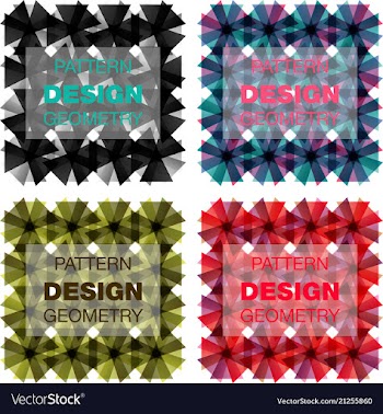 Set sketched flower print in bright colors vector image