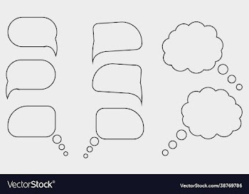 set speech bubbles