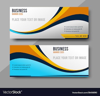 set two professional corporate business banners