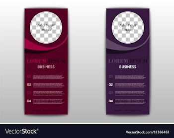 Sets of advertisement flyer design elements eps10 vector image