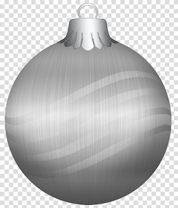 Sets of balls, gray Christmas ball transparent background PNG clipart
