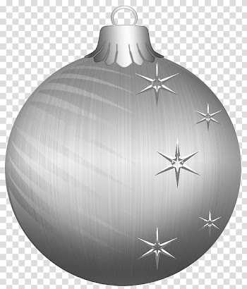 Sets of balls, silver Christmas bauble transparent background PNG clipart