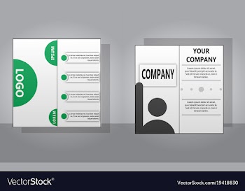 Sets of modern light business card template for vector image