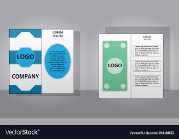 Sets of modern light business card template for vector image