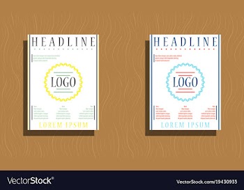 Sets of modern light business card template for vector image
