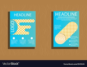 Sets of modern light business card template for vector image