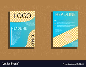 Sets of modern light business card template for vector image