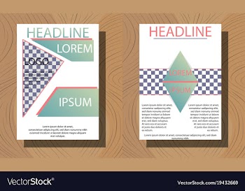 Sets of modern light business card template for vector image