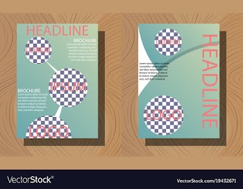 Sets of modern light business card template for vector image