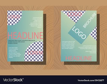 Sets of modern light business card template for vector image