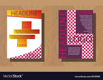Sets of modern light business card template for vector image