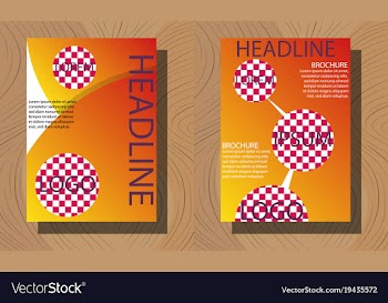 Sets of modern light business card template for vector image