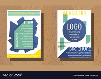 Sets of modern light business card template for vector image
