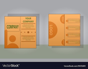 Sets of modern light business card template for vector image