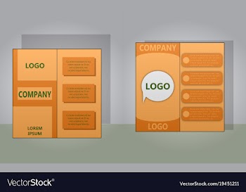 Sets of modern light business card template for vector image