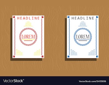 Sets of modern light business card template for vector image