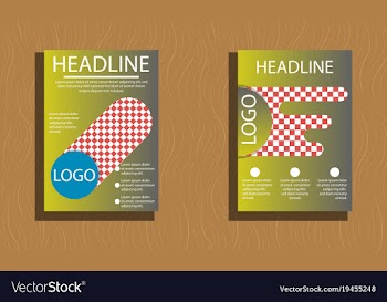 Sets of modern light business card template for vector image