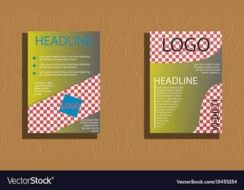 Sets of modern light business card template for vector image