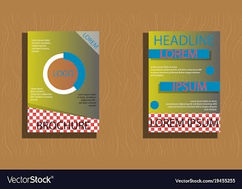 Sets of modern light business card template for vector image