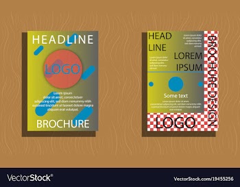 Sets of modern light business card template for vector image