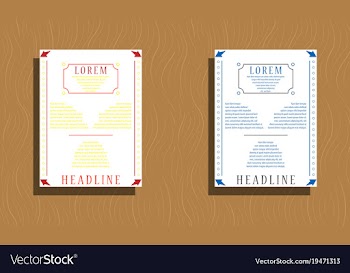Sets of modern light business card template for vector image