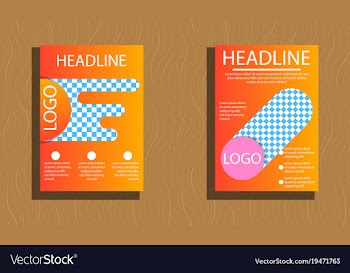 Sets of modern light business card template for vector image