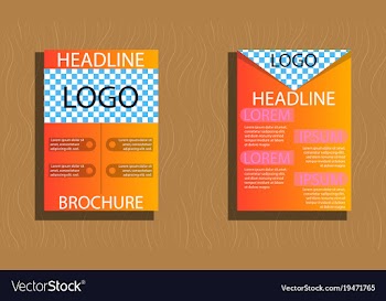 Sets of modern light business card template for vector image