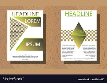 Sets of modern light business card template for vector image
