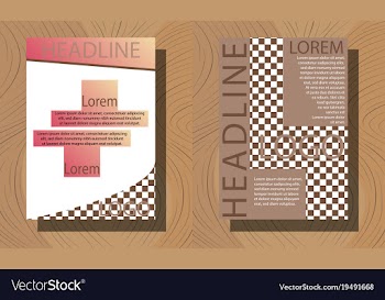 Sets of modern light business card template for vector image