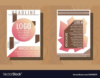 Sets of modern light business card template for vector image