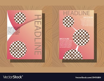 Sets of modern light business card template for vector image