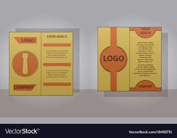 Sets of modern light business card template for vector image