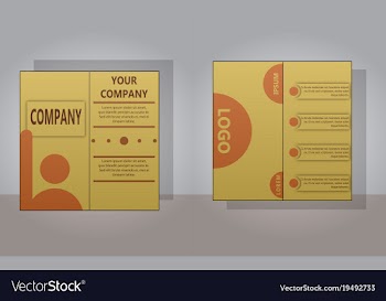 Sets of modern light business card template for vector image