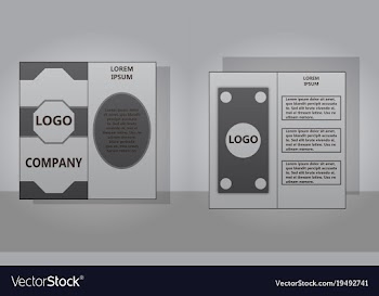 Sets of modern light business card template for vector image
