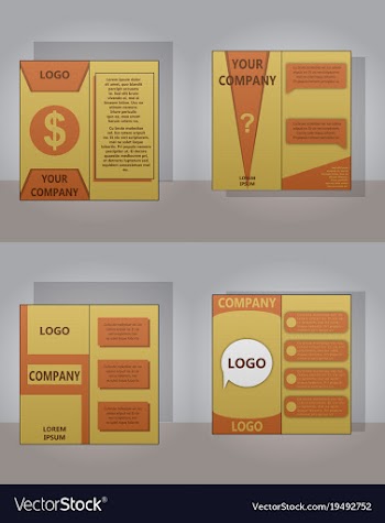Sets of modern light business card template for vector image