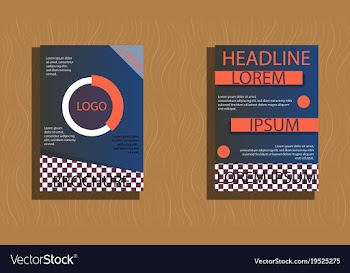 Sets of modern light business card template for vector image