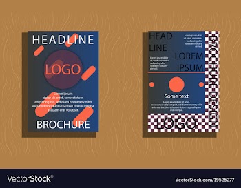 Sets of modern light business card template for vector image