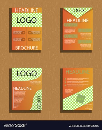 Sets of modern light business card template for vector image