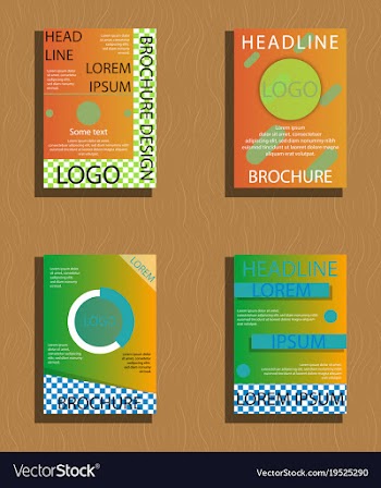 Sets of modern light business card template for vector image