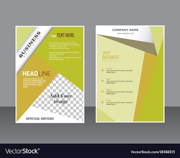 Sets of vertical business card print template vector image