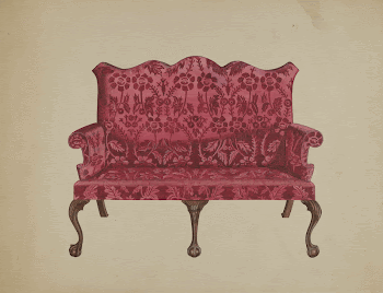 Settee (ca. 1936) by John | Free Photo - rawpixel