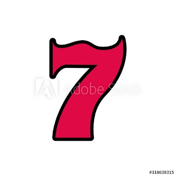 seven number figure icon