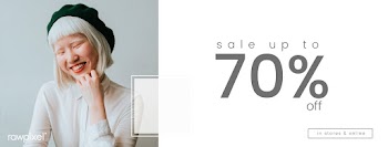 Seventy percent off sale | Free stock vector - 579575