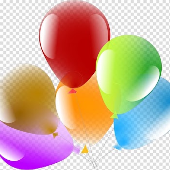 Several balloons illustration, School , BALOON transparent background PNG clipart
